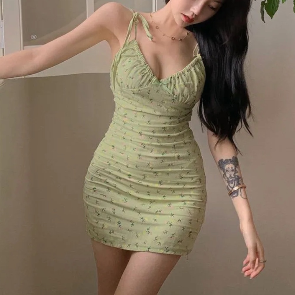 Floral Summer Bodycon Dress